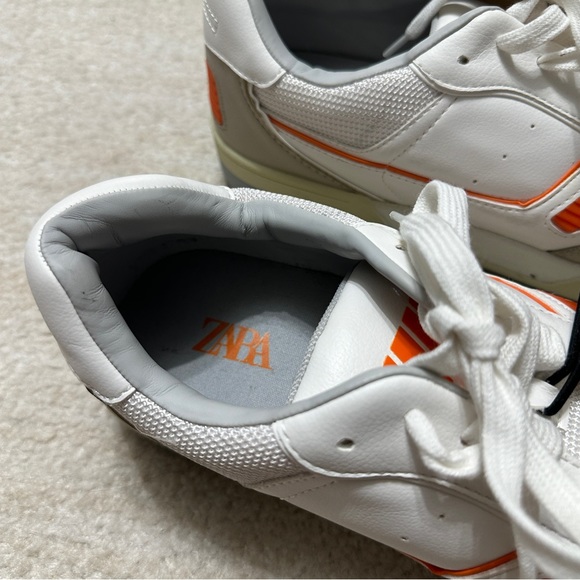 Zara Z2 Trainers Men's 42 US 9 Multicolor Off White Orange New NWT - Picture 3 of 8